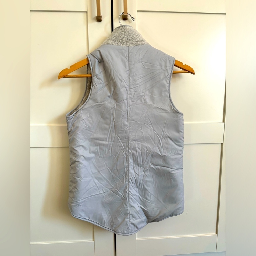 Smartwool reversible vest in gray size xs NWT cozy casual winter Cabincore - Picture 6 of 8